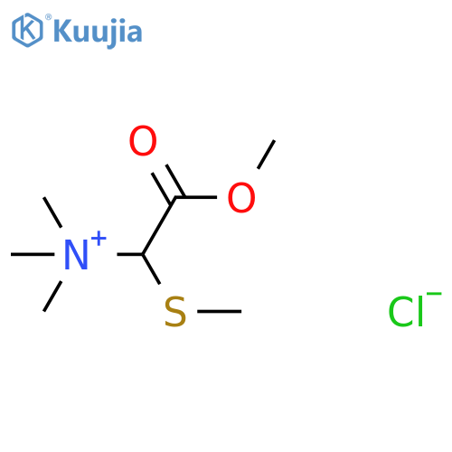 Ethanaminium, 2-methoxy-N,N,N-trimethyl-1-(methylthio)-2-oxo-, chloride (1:1) structure