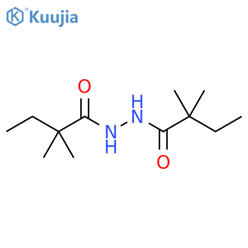 Butanoic acid, 2,2-dimethyl-, 2-(2,2-dimethyl-1-oxobutyl)hydrazide structure