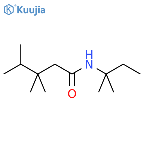 Pentanamide, N-(1,1-dimethylpropyl)-3,3,4-trimethyl- structure