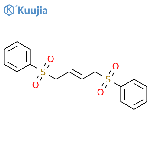 Benzene, 1,1'-[2-butene-1,4-diylbis(sulfonyl)]bis-, (E)- structure