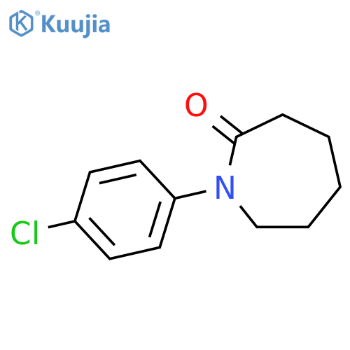 2H-Azepin-2-one, 1-(4-chlorophenyl)hexahydro- structure