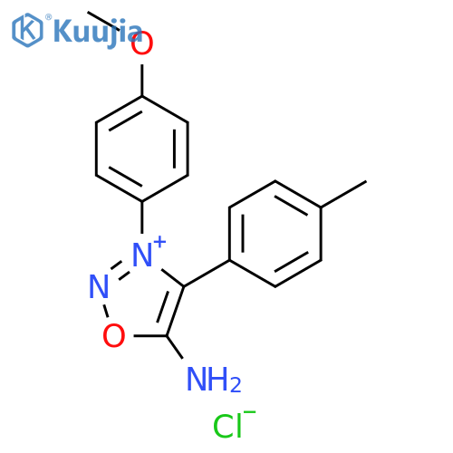 1,2,3-Oxadiazolium, 5-amino-3-(4-methoxyphenyl)-4-(4-methylphenyl)-,chloride structure