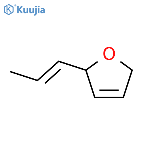 Furan, 2,5-dihydro-2-(1-propenyl)- structure