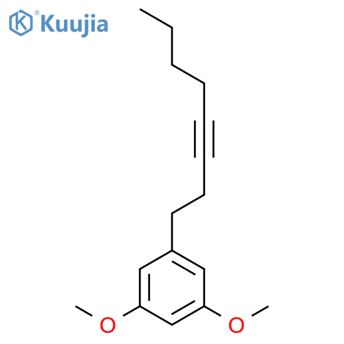 BENZENE, 1,3-DIMETHOXY-5-(3-OCTYNYL)- structure