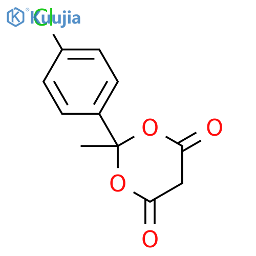 1,3-Dioxane-4,6-dione,2-(4-chlorophenyl)-2-methyl- structure