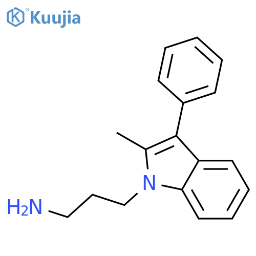1H-Indole-1-propanamine, 2-methyl-3-phenyl- structure