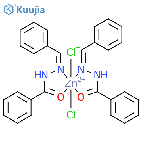 Zinc, bis[benzoic acid (phenylmethylene)hydrazide]dichloro- (9CI) structure