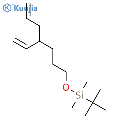 Silane, (1,1-dimethylethyl)[(4-ethenyl-6-heptenyl)oxy]dimethyl- structure