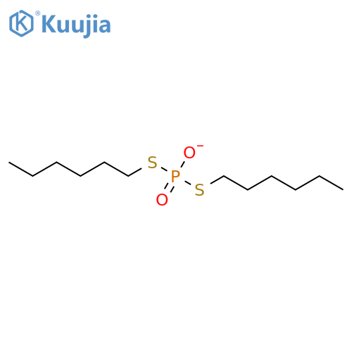 Phosphorodithioic acid, S,S-dihexyl ester structure
