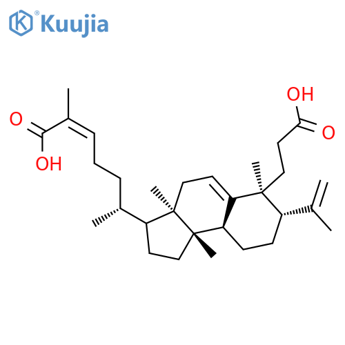 1H-Benz[e]indene-6-propanoic acid,3-[(1R,4Z)-5-carboxy-1-methyl-4- hexenyl]-2,3,3a,4,6,7,8,9,9a,9b-decahydro-3a,6,- 9b-trimethyl-7-(1-methylethenyl)-,(3R,3aR,- 6S,7S,9aR,9bS)- structure