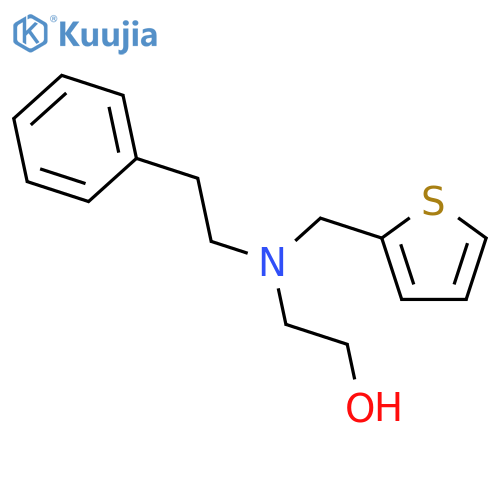 ETHANOL, 2-[(2-PHENYLETHYL)(2-THIENYLMETHYL)AMINO]- structure