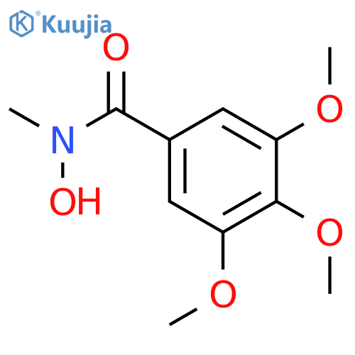 Benzamide, N-hydroxy-3,4,5-trimethoxy-N-methyl- structure