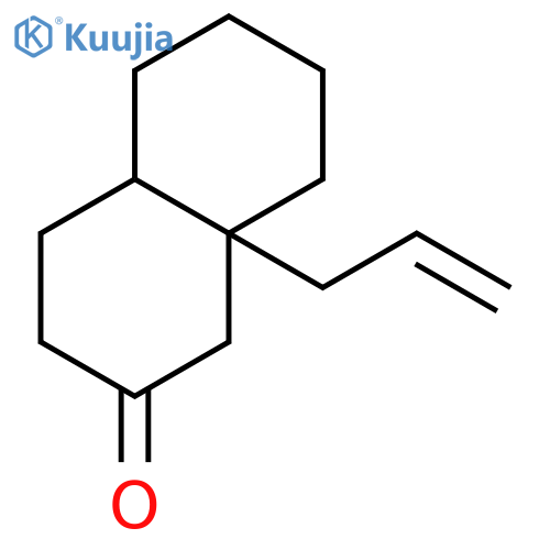 2(1H)-Naphthalenone, octahydro-8a-(2-propenyl)-, cis- structure