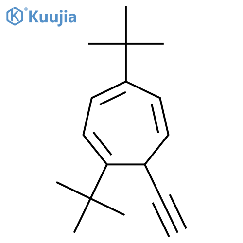1,3,5-CYCLOHEPTATRIENE, 1,4-BIS(1,1-DIMETHYLETHYL)-7-ETHYNYL- structure
