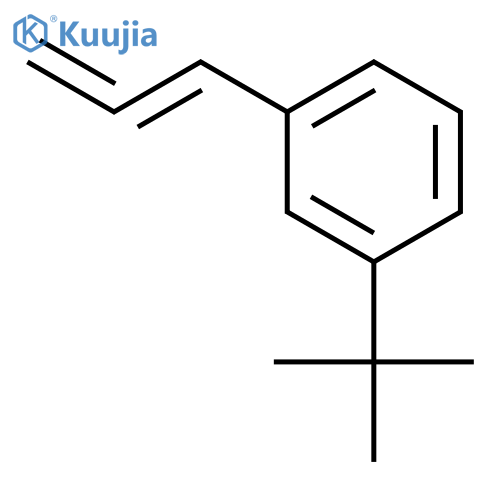 Benzene, 1-(1,1-dimethylethyl)-3-(1,2-propadienyl)- structure