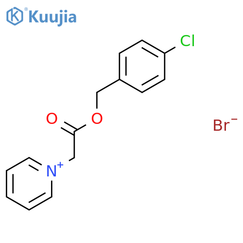 PYRIDINIUM, 1-[2-[(4-CHLOROPHENYL)METHOXY]-2-OXOETHYL]-, BROMIDE structure