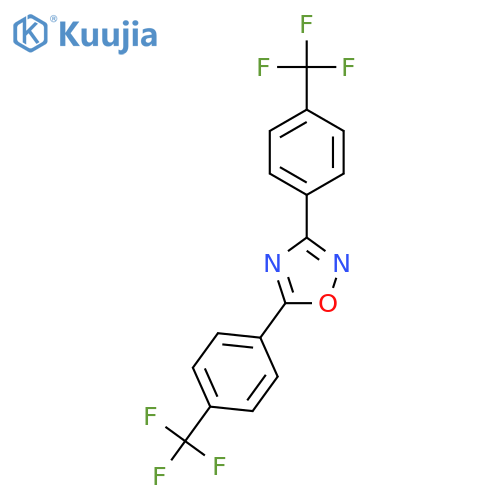 1,2,4-Oxadiazole, 3,5-bis[4-(trifluoromethyl)phenyl]- structure