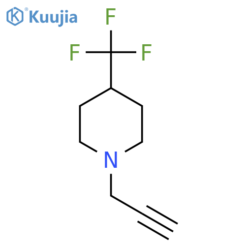 1-(2-Propyn-1-yl)-4-(trifluoromethyl)piperidine structure