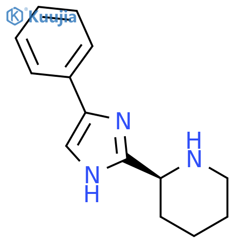 Piperidine, 2-(4-phenyl-1H-imidazol-2-yl)-, (2S)- structure