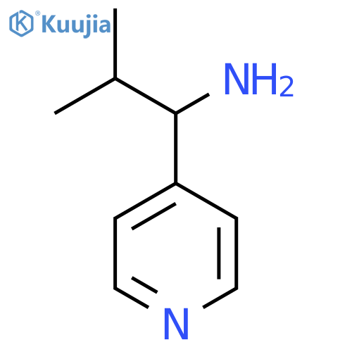 2-Methyl-1-(pyridin-4-yl)propan-1-amine structure