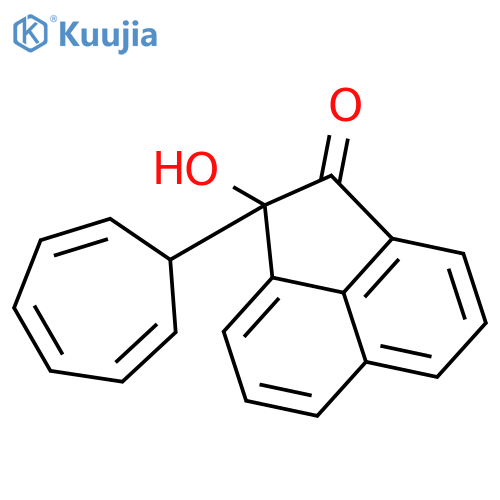 1(2H)-Acenaphthylenone, 2-(2,4,6-cycloheptatrien-1-yl)-2-hydroxy- structure