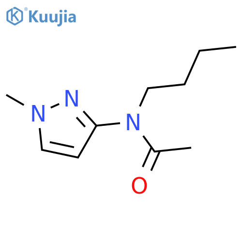 Acetamide, N-butyl-N-(1-methyl-1H-pyrazol-3-yl)- structure