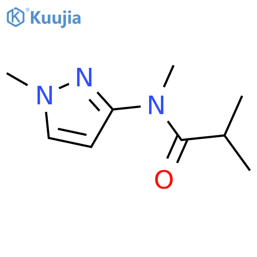 Propanamide, N,2-dimethyl-N-(1-methyl-1H-pyrazol-3-yl)- structure