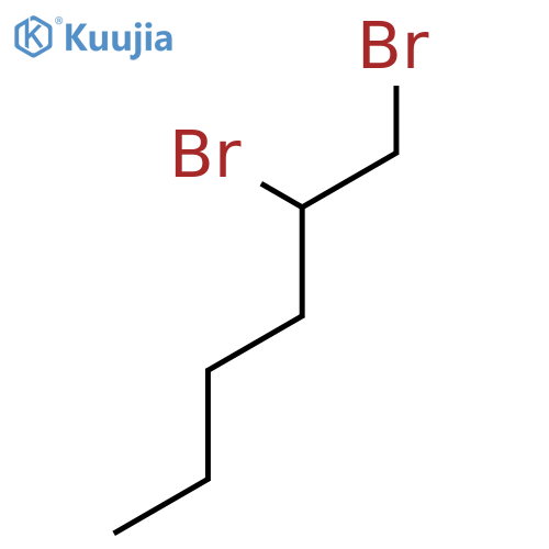 1,2-dibromohexane structure