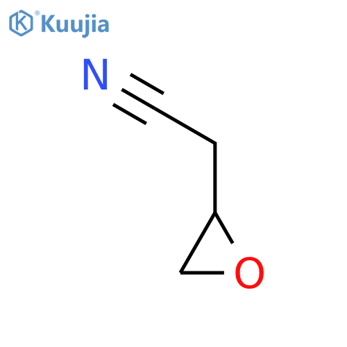 2-(oxiran-2-yl)acetonitrile structure
