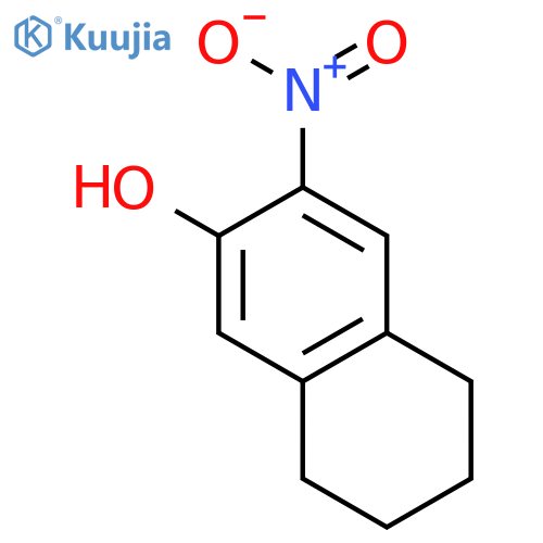 3-Nitro-5,6,7,8-tetrahydronaphthalen-2-ol structure