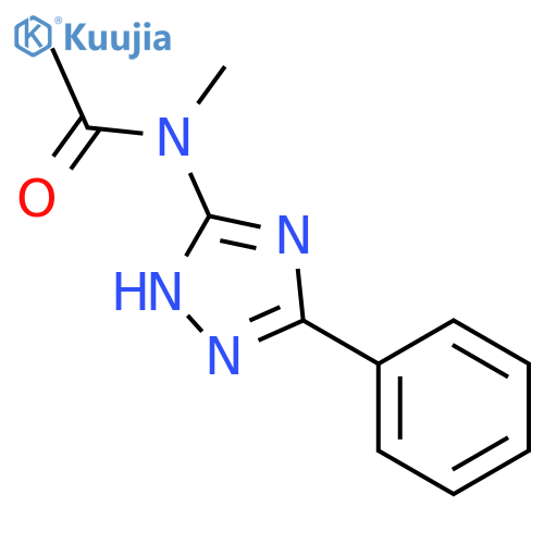 Acetamide, N-methyl-N-(5-phenyl-1H-1,2,4-triazol-3-yl)- structure