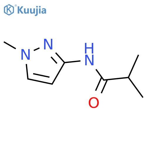 Propanamide, 2-methyl-N-(1-methyl-1H-pyrazol-3-yl)- structure