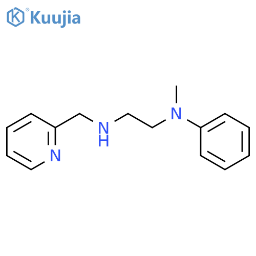 1,2-Ethanediamine, N-methyl-N-phenyl-N'-(2-pyridinylmethyl)- structure