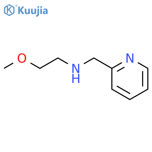(2-methoxyethyl)(pyridin-2-ylmethyl)amine structure