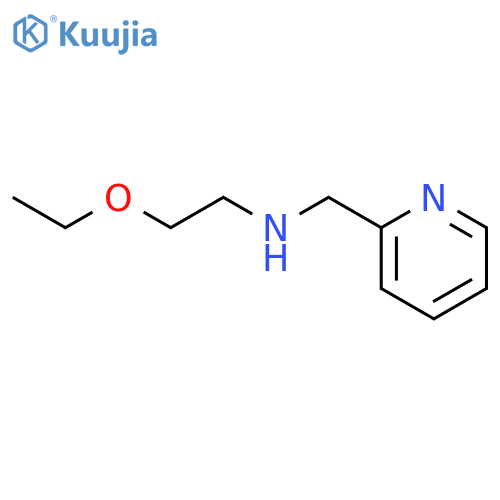(2-ethoxyethyl)[(pyridin-2-yl)methyl]amine structure
