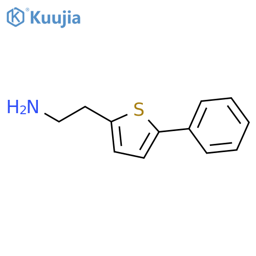 2-(5-phenylthiophen-2-yl)ethan-1-amine structure
