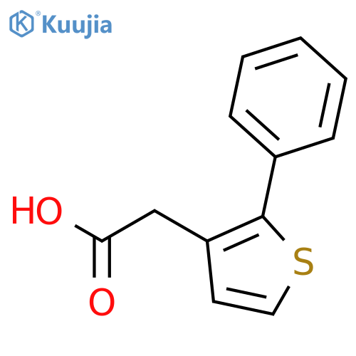 3-Thiopheneacetic acid, 2-phenyl- structure
