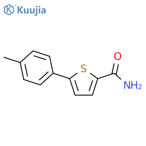 2-Thiophenecarboxamide, 5-(4-methylphenyl)- structure