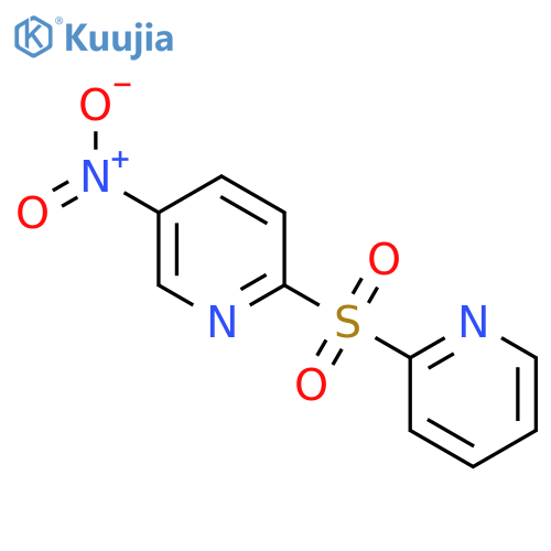 Pyridine, 5-nitro-2-(2-pyridinylsulfonyl)- structure