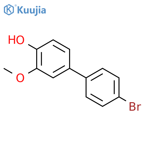 [1,1'-Biphenyl]-4-ol, 4'-bromo-3-methoxy- structure