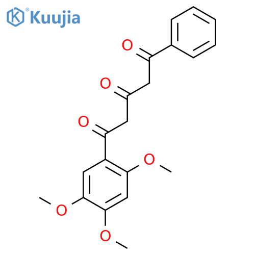 1,3,5-Pentanetrione, 1-phenyl-5-(2,4,5-trimethoxyphenyl)- structure
