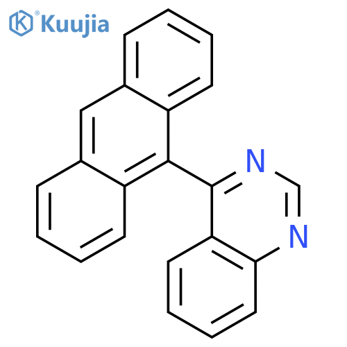 Quinazoline, 4-(9-anthracenyl)- structure