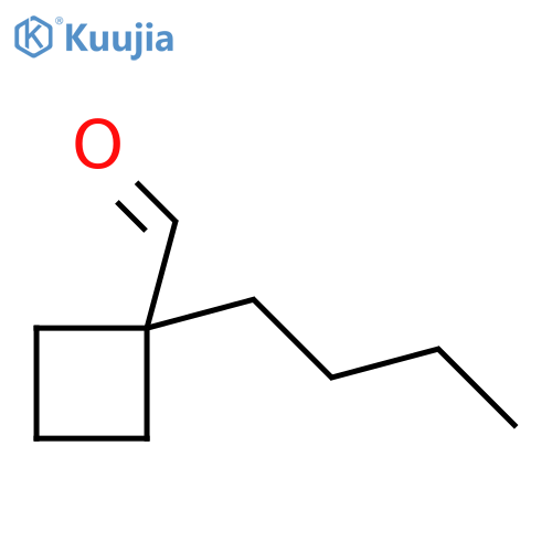 1-butylcyclobutane-1-carbaldehyde structure