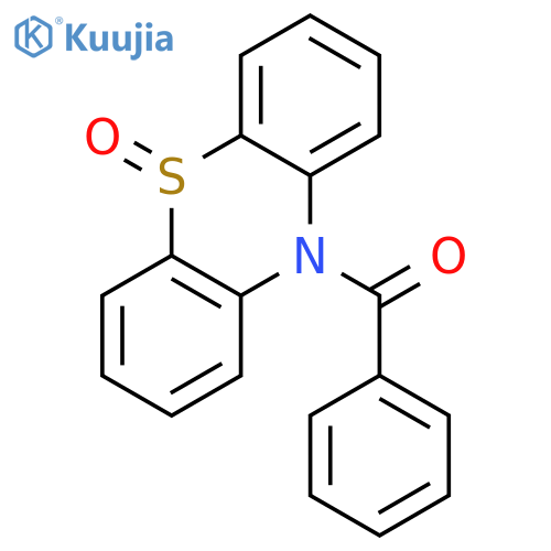10H-Phenothiazine, 10-benzoyl-, 5-oxide structure