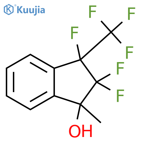 1H-Inden-1-ol, 2,2,3-trifluoro-2,3-dihydro-1-methyl-3-(trifluoromethyl)- structure
