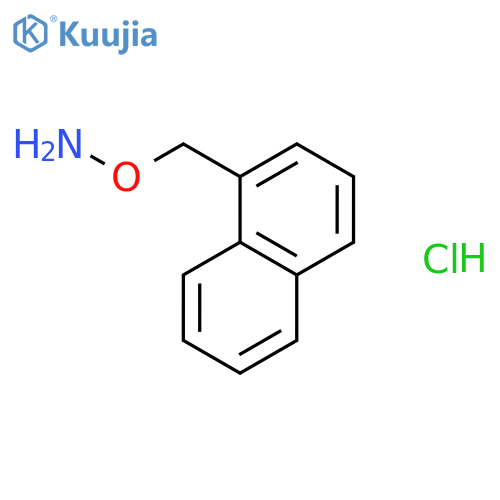 HYDROXYLAMINE, O-(1-NAPHTHALENYLMETHYL)-, HYDROCHLORIDE structure