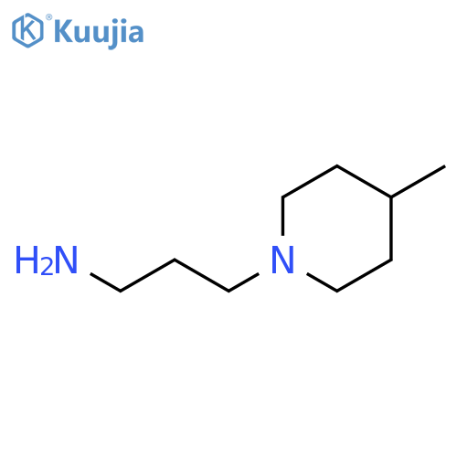 4-Methyl-1-piperidinepropanamine structure