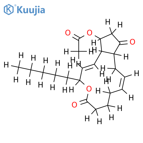 PGE2-1,15-lactone-11-acetate structure