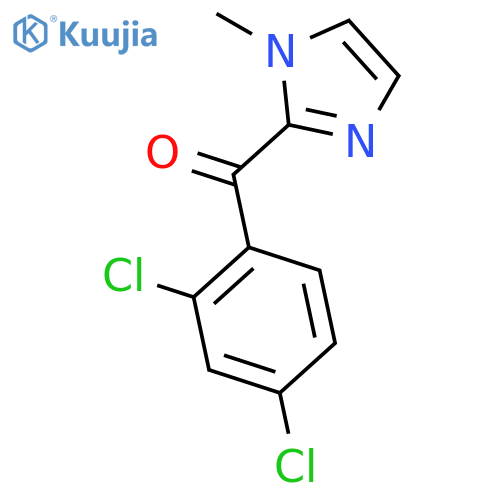 Methanone, (2,4-dichlorophenyl)(1-methyl-1H-imidazol-2-yl)- structure
