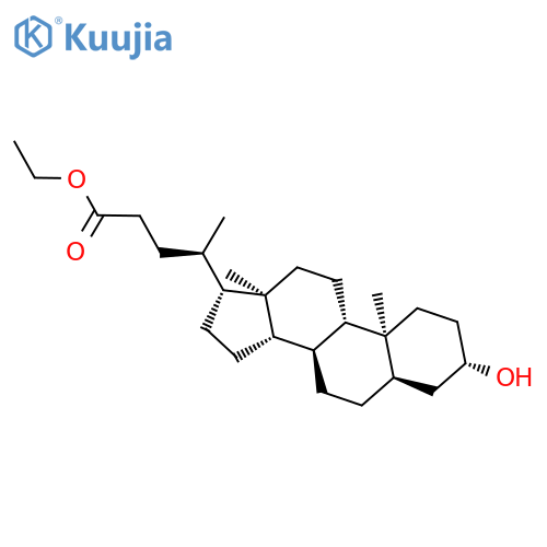 Cholan-24-oic acid, 3-hydroxy-, ethyl ester, (3b,5b)- structure